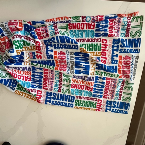 Vintage NFL Team Football Twin Fitted Bedsheet - Picture 3 of 4